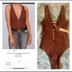 NanaMacs Ribbed Bodysuit